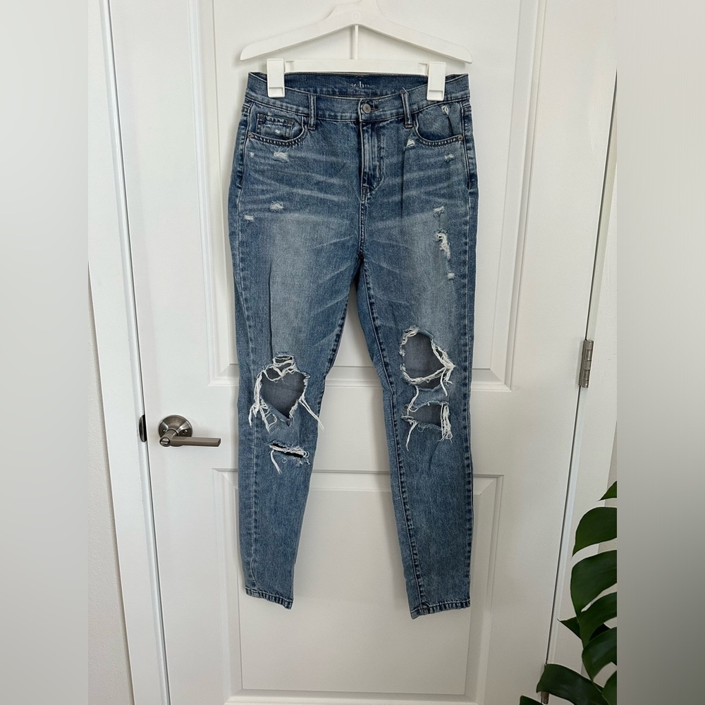 NYC ripped jeans
